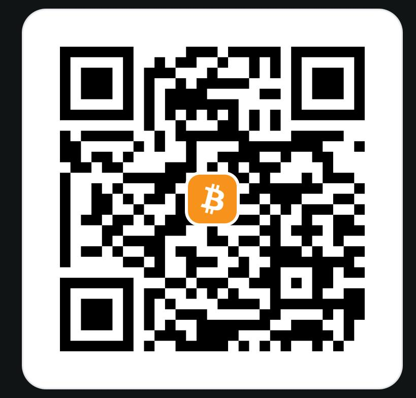 Bitcoin donation QR code